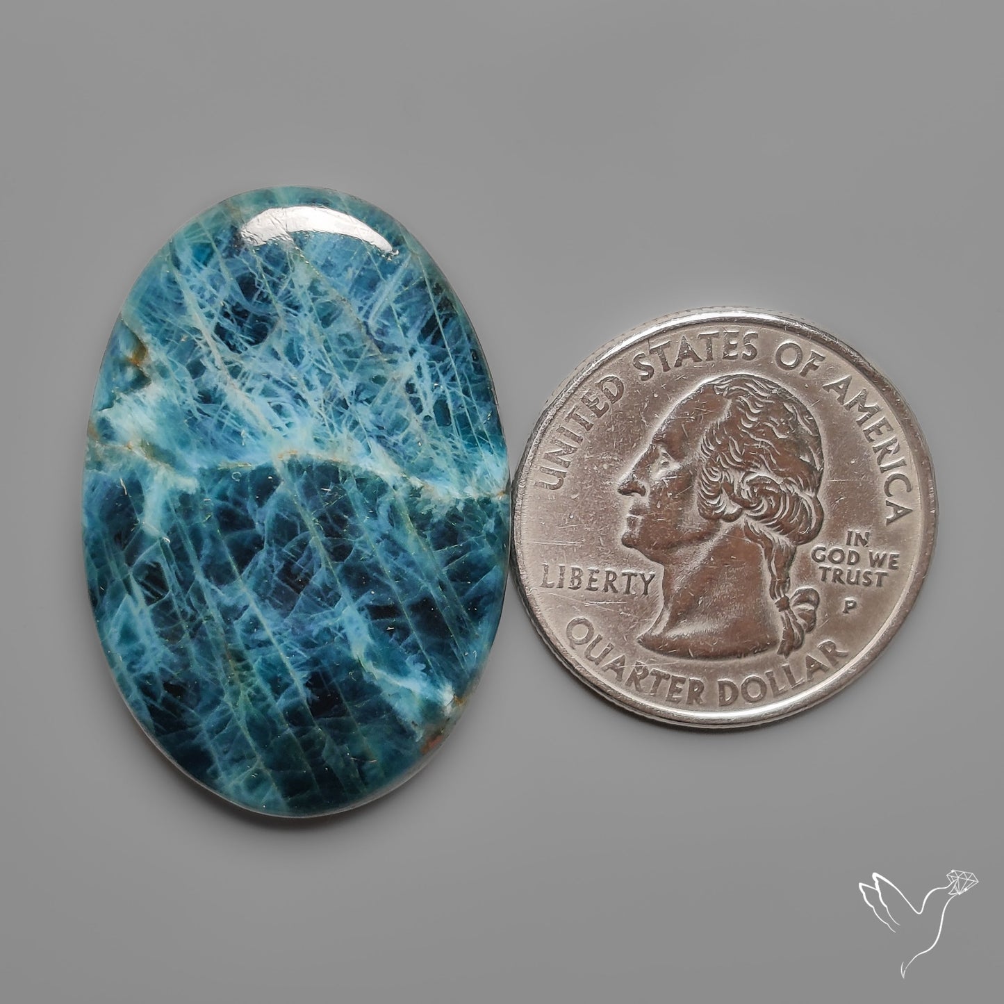 Lake Baikal Apatite Cabochon