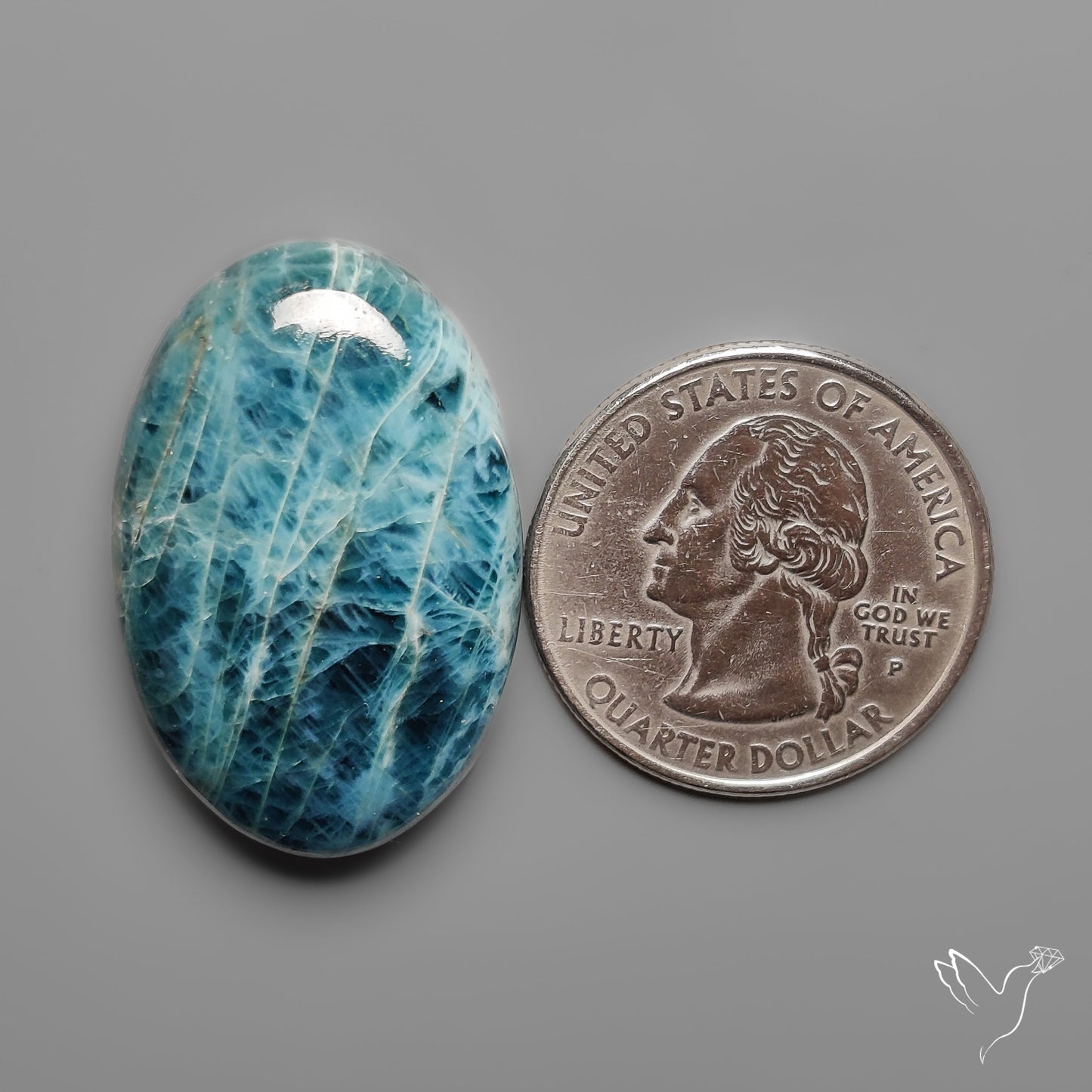 Lake Baikal Apatite Cabochon