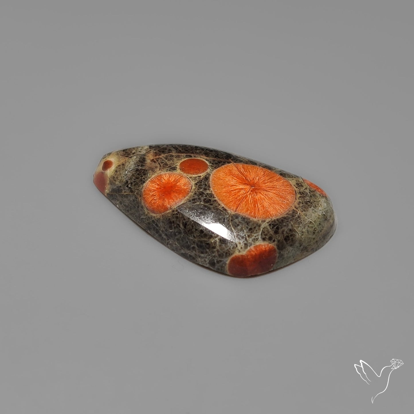 Peanut Wood Obsidian Cabochon
