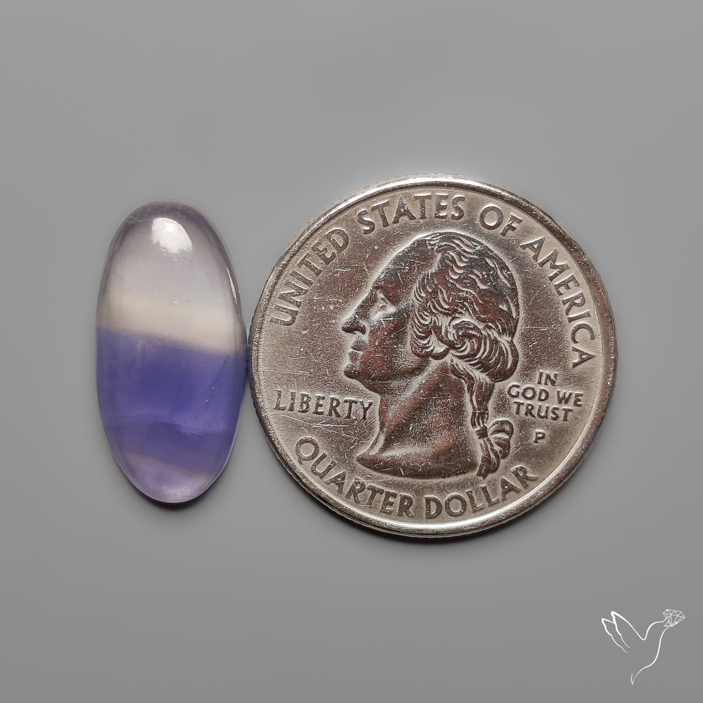Purple Fluorite Cabochon