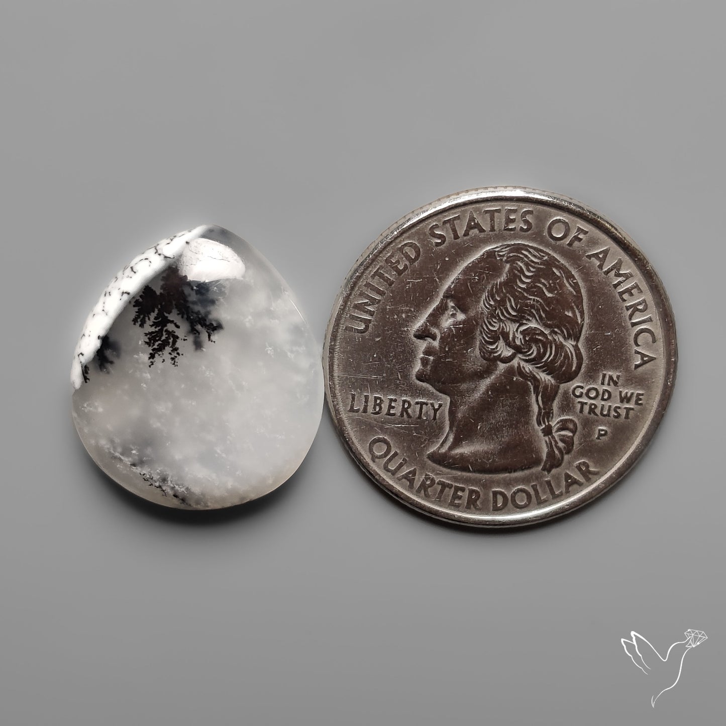 Dendritic Agate Cabochon
