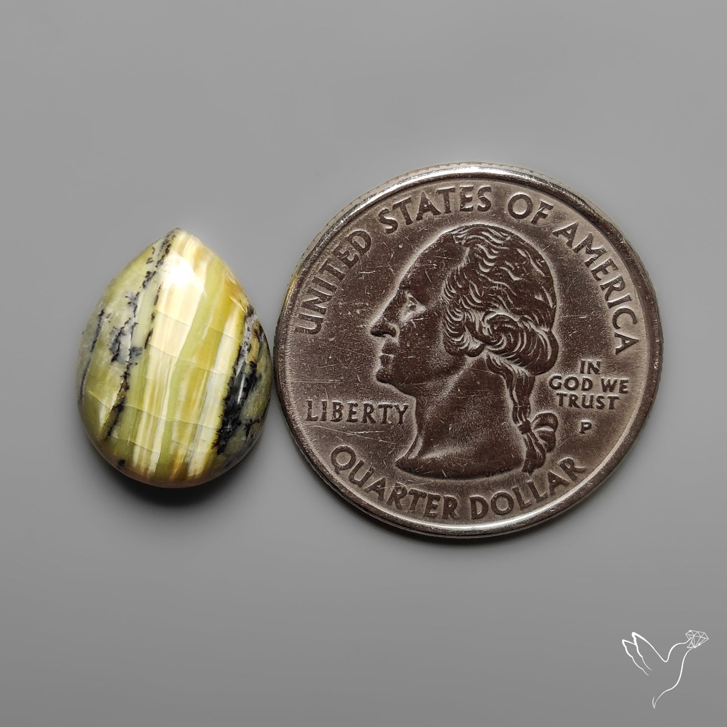 Swiss Green Opal Cabochon