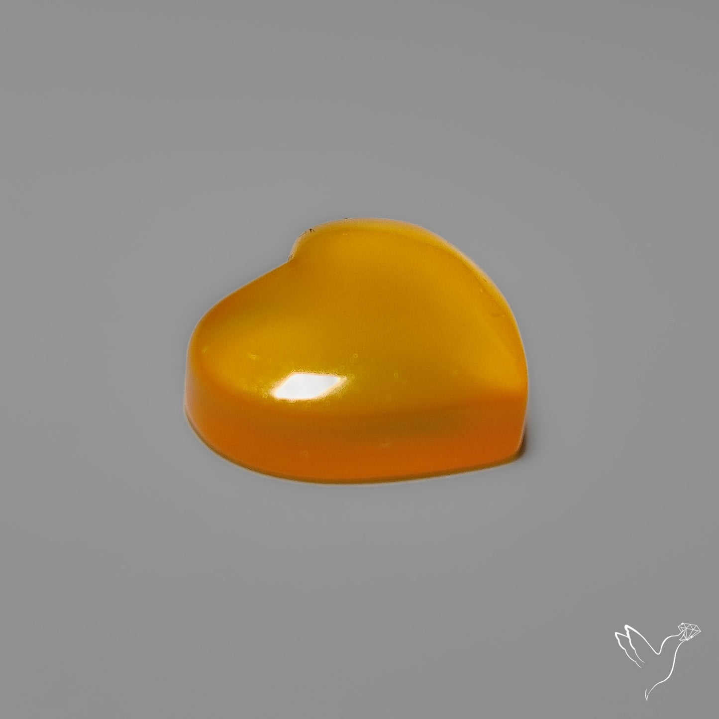 Carnelian Agate Heart Carving