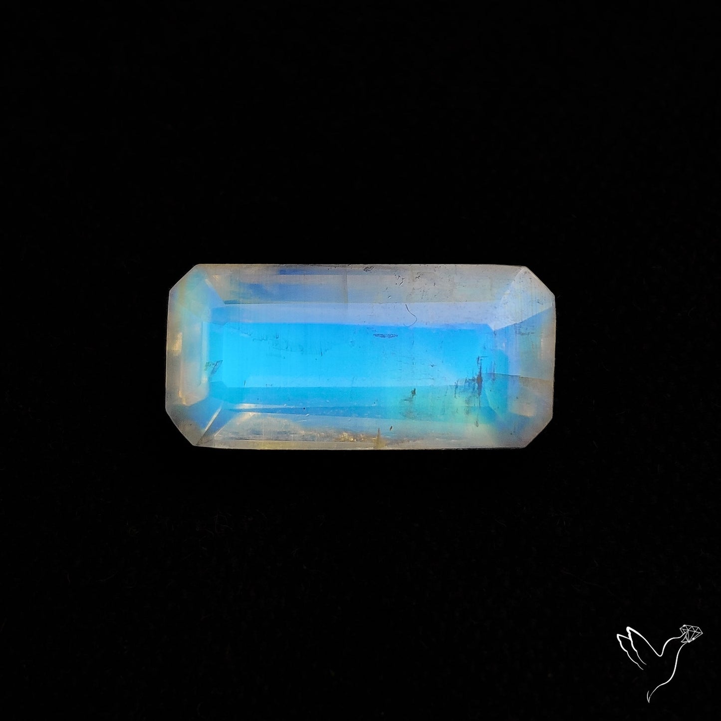 Faceted Rainbow Moonstone