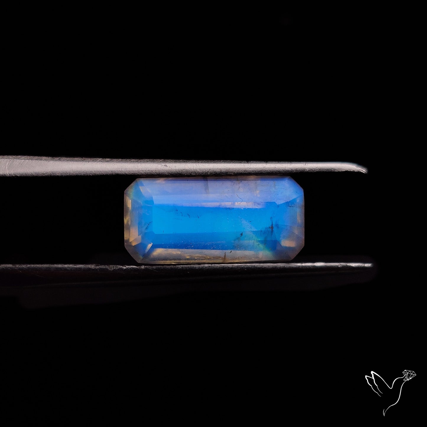 Faceted Rainbow Moonstone