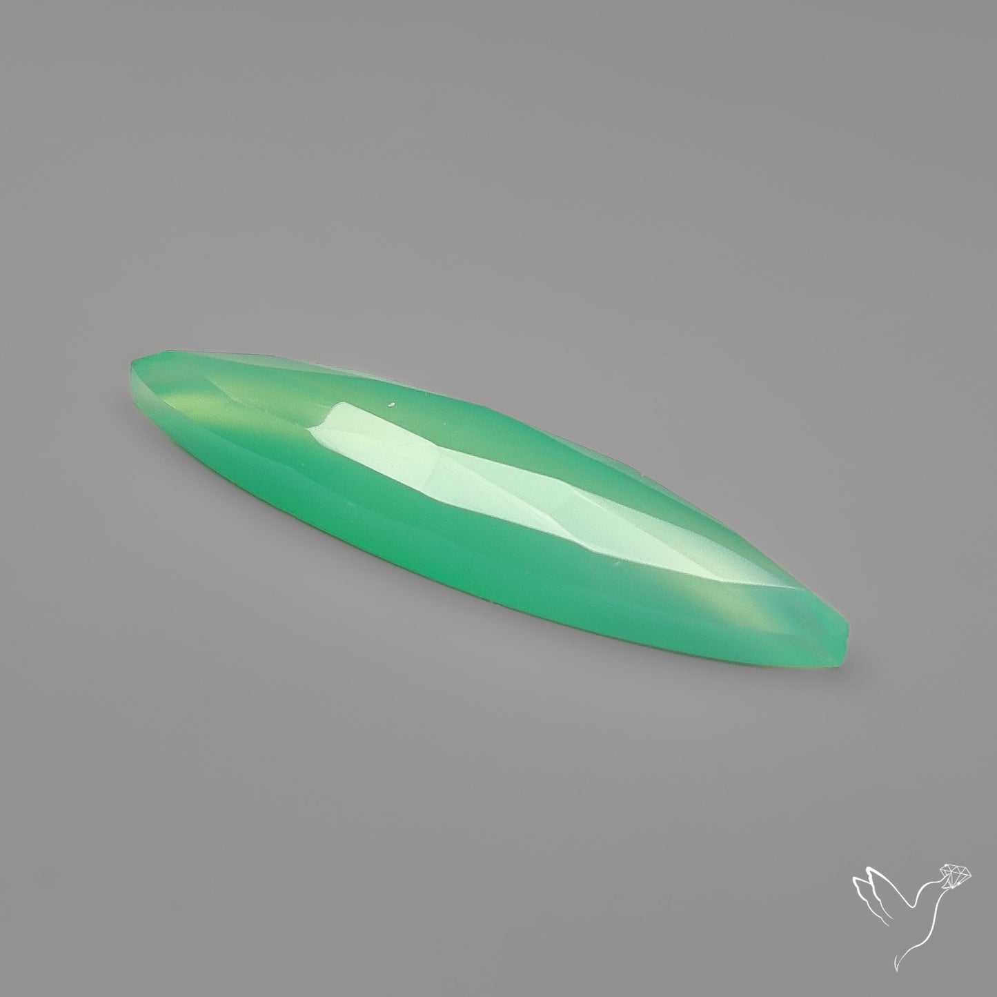 Rose Cut Gemmy Chrysoprase