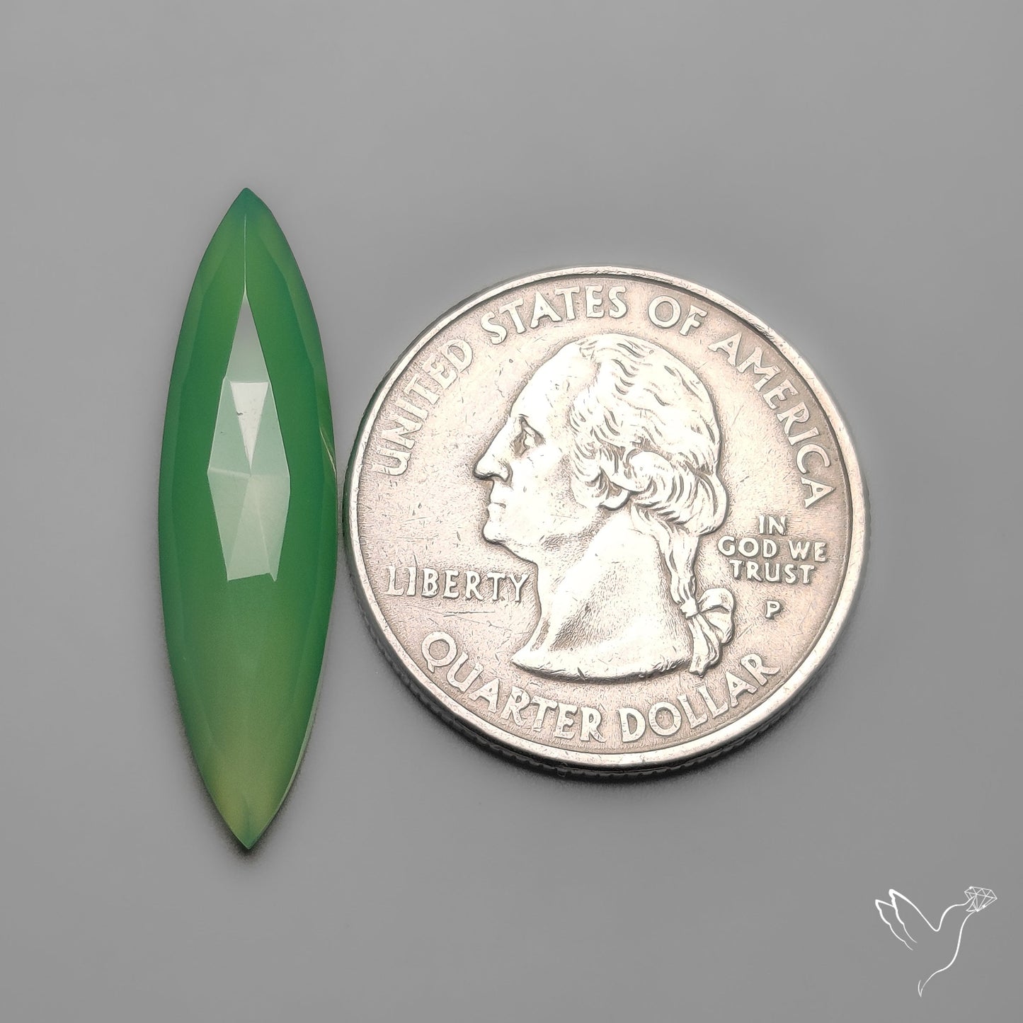Rose Cut Gemmy Chrysoprase