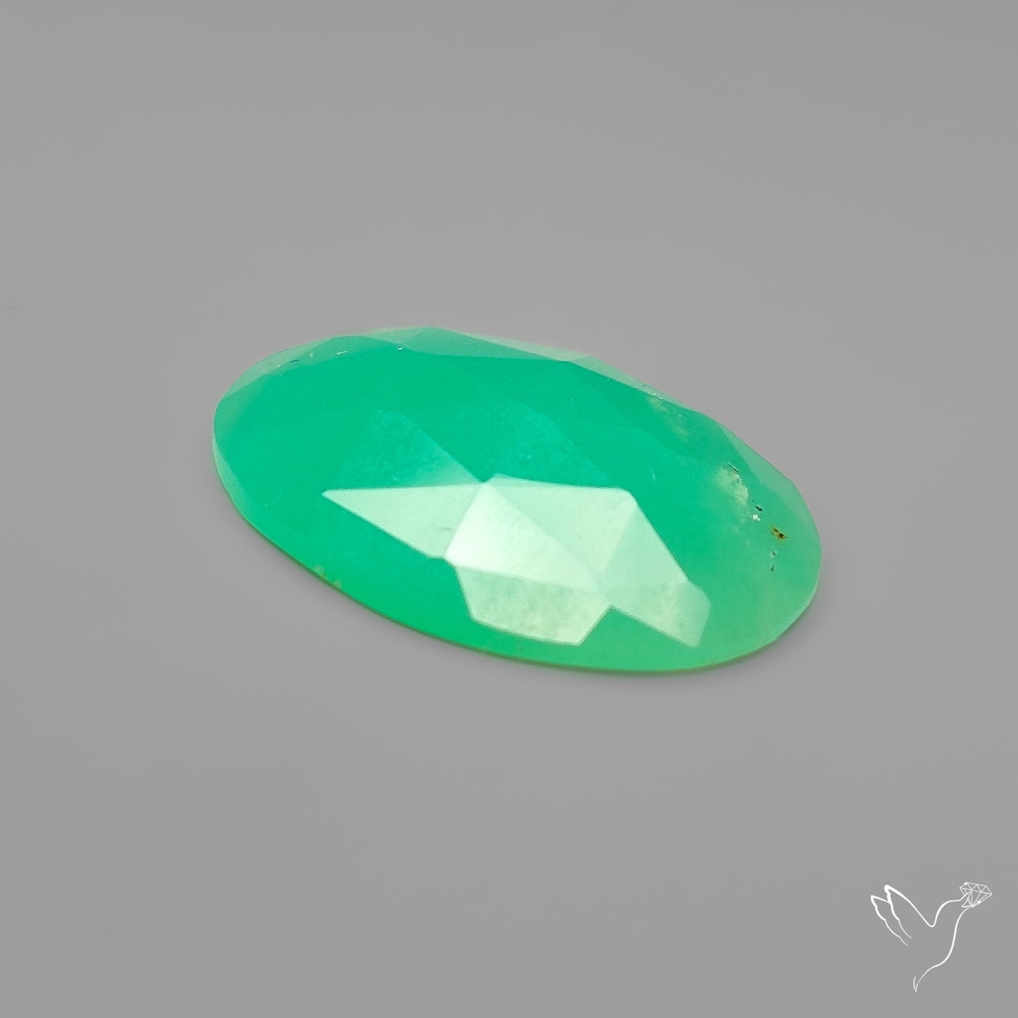 Rose Cut Gemmy Chrysoprase