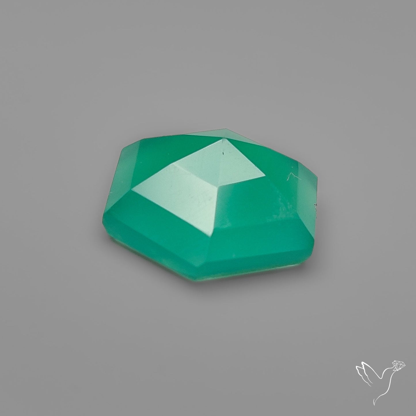 Rose Cut Gemmy Chrysoprase