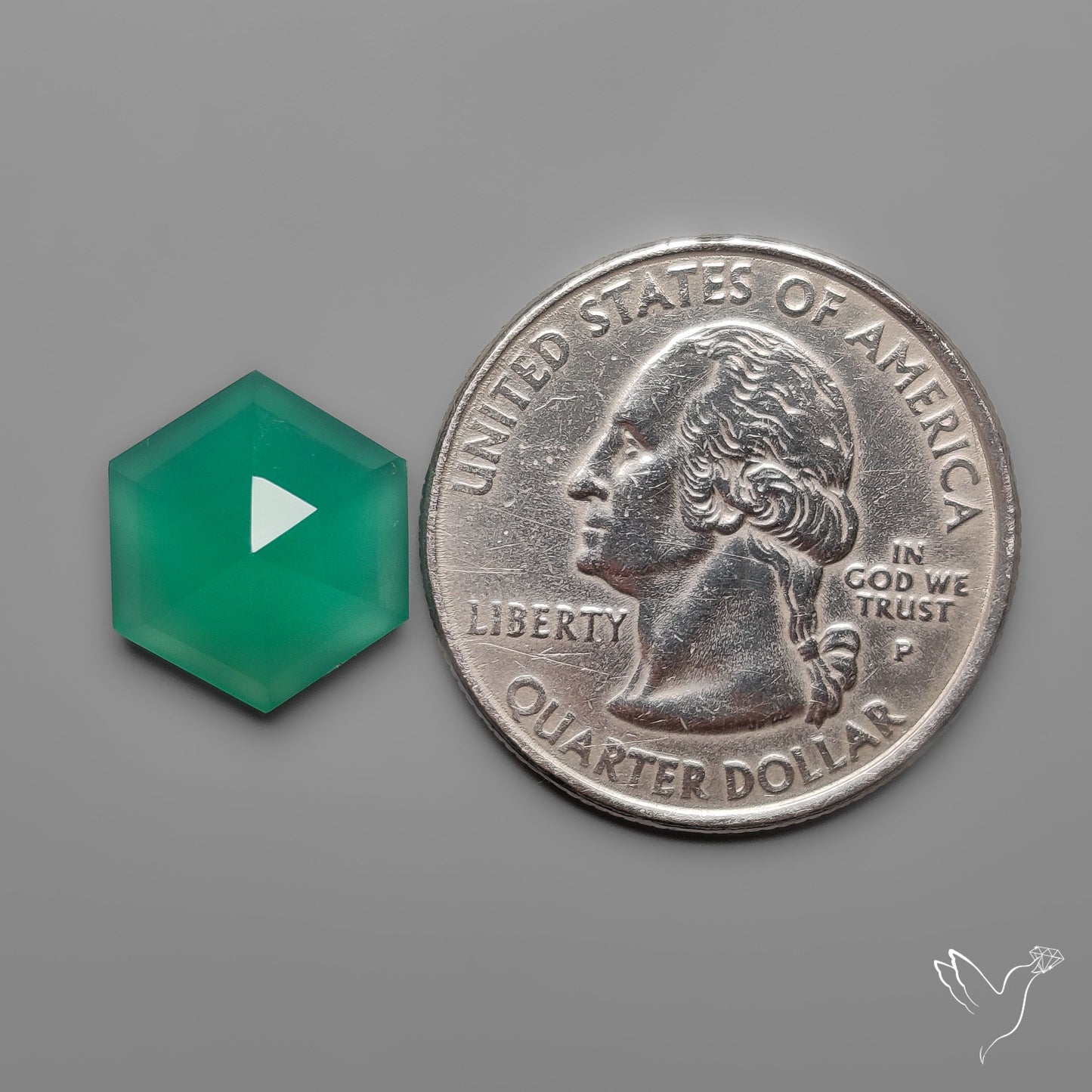 Rose Cut Gemmy Chrysoprase