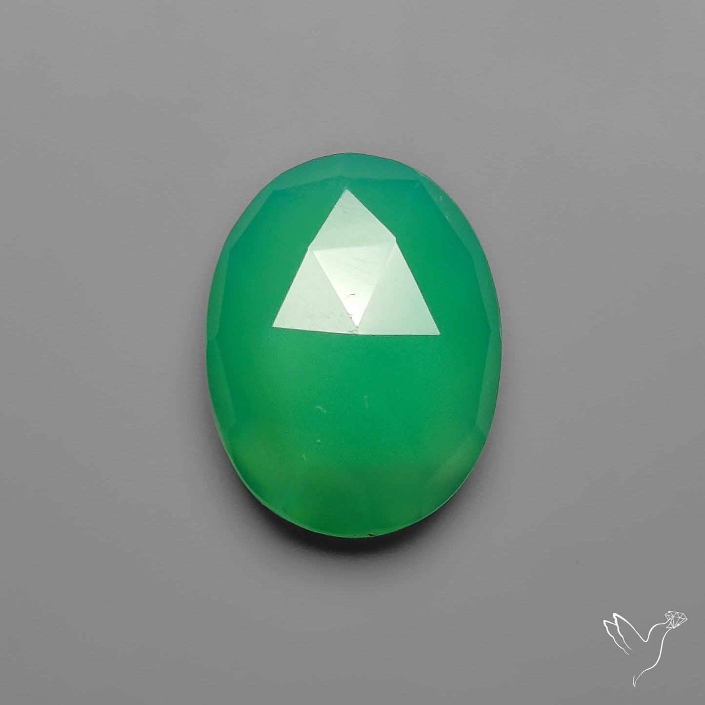 Rose Cut Gemmy Chrysoprase