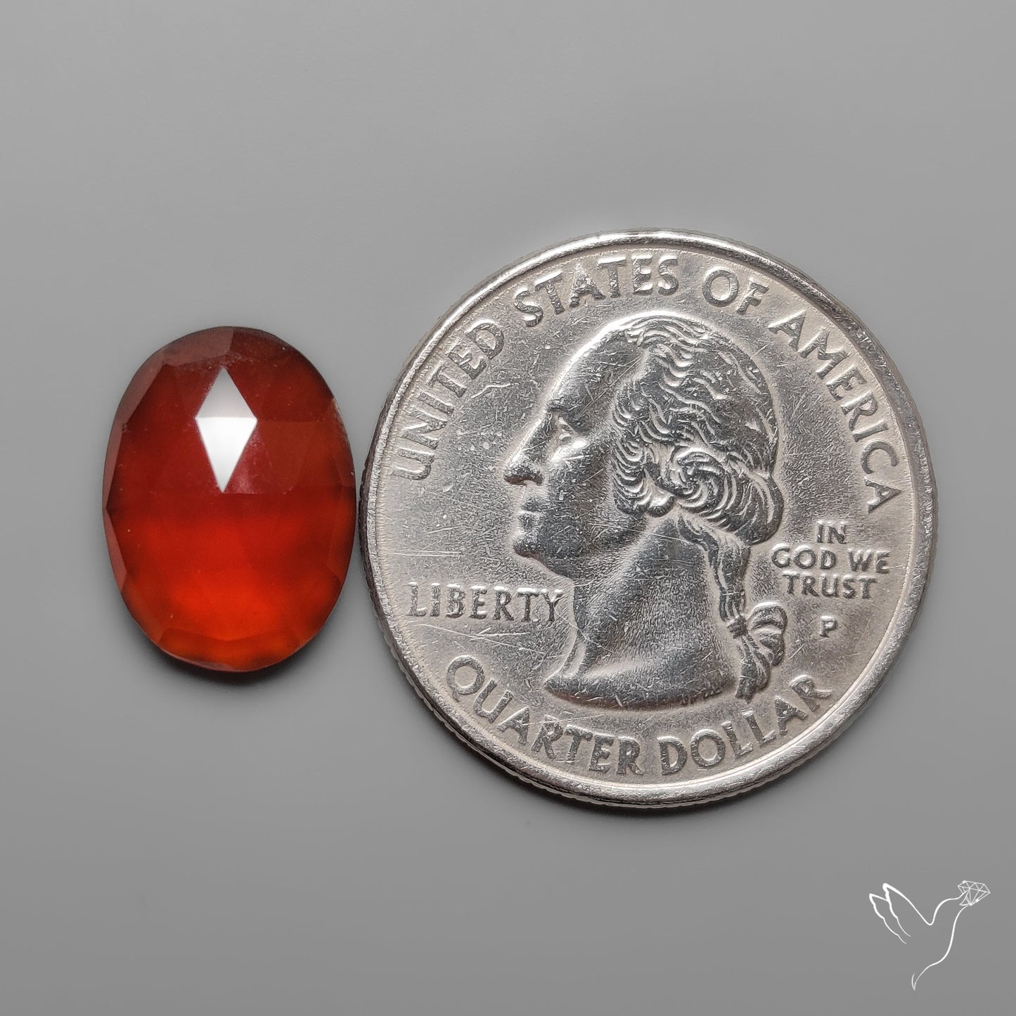 Rose Cut Mozambique Garnet