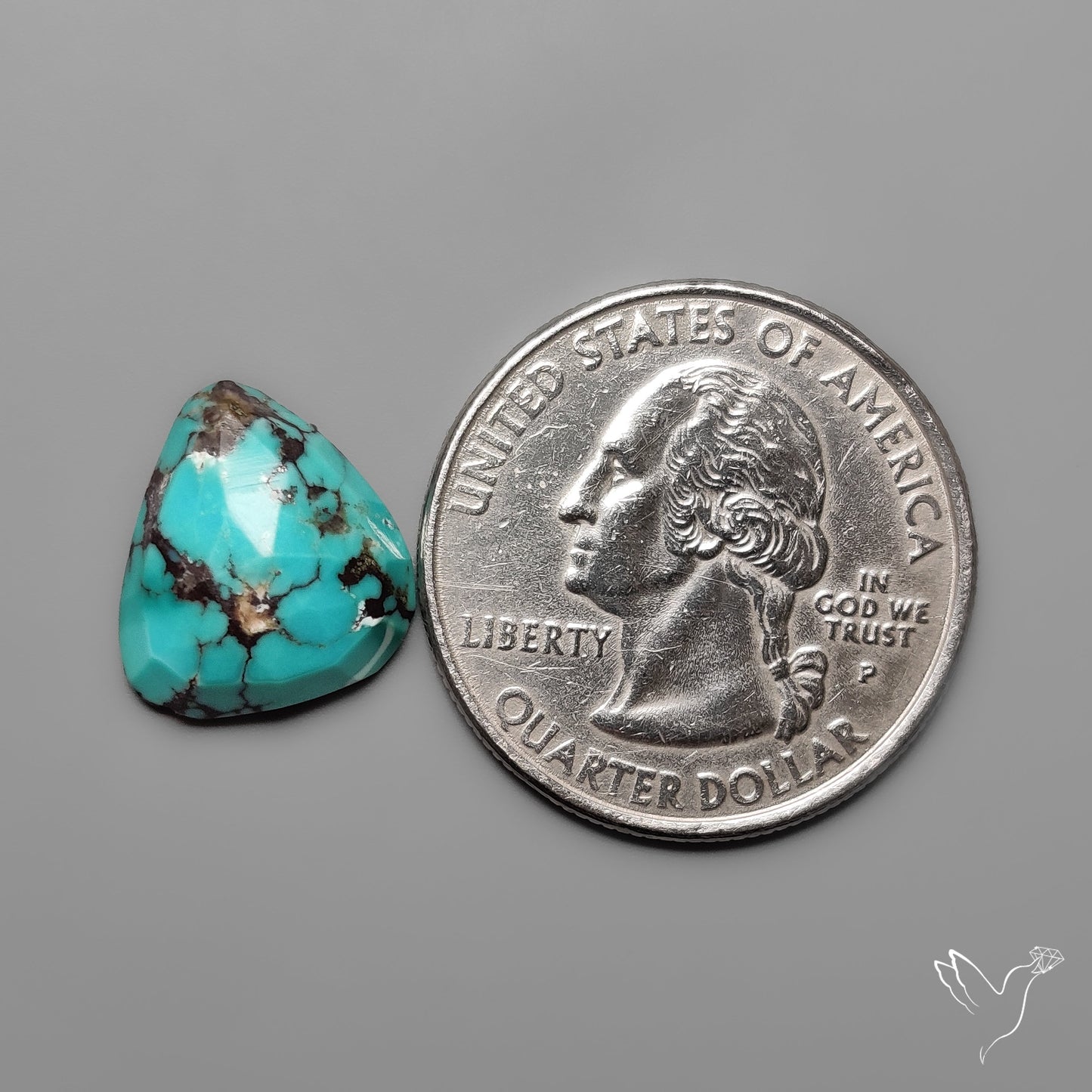 Rose Cut Hubei Turquoise