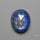 Rose Cut Himalayan Quartz With Lapis Lazuli Doublet