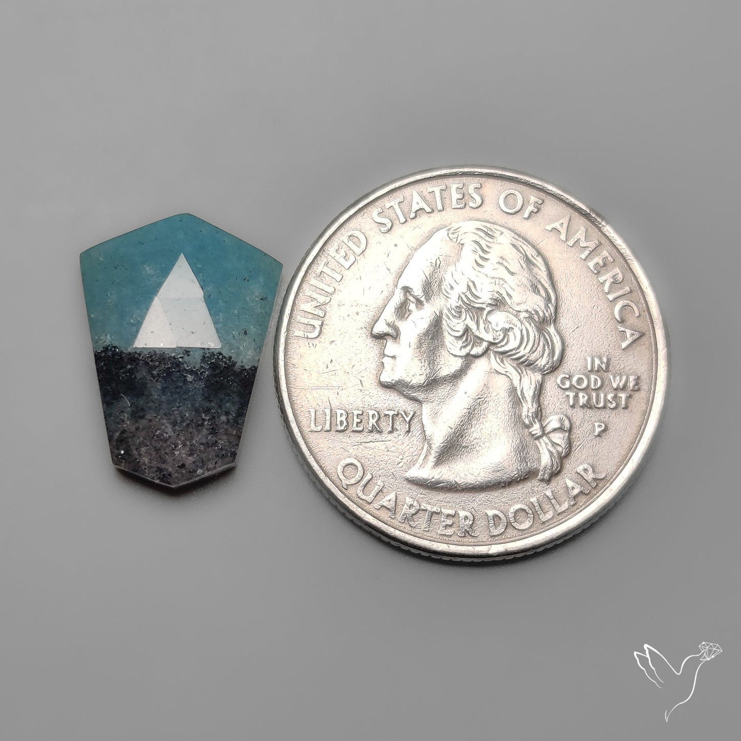 Rose Cut Trolleite Quartz