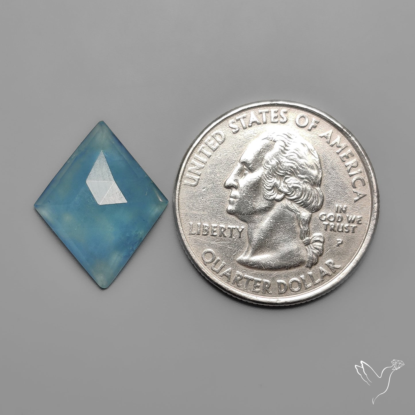 Rose Cut Aquamarine