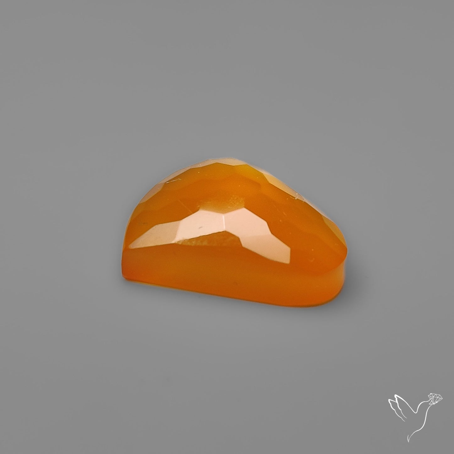 Honeycomb Cut Carnelian Agate