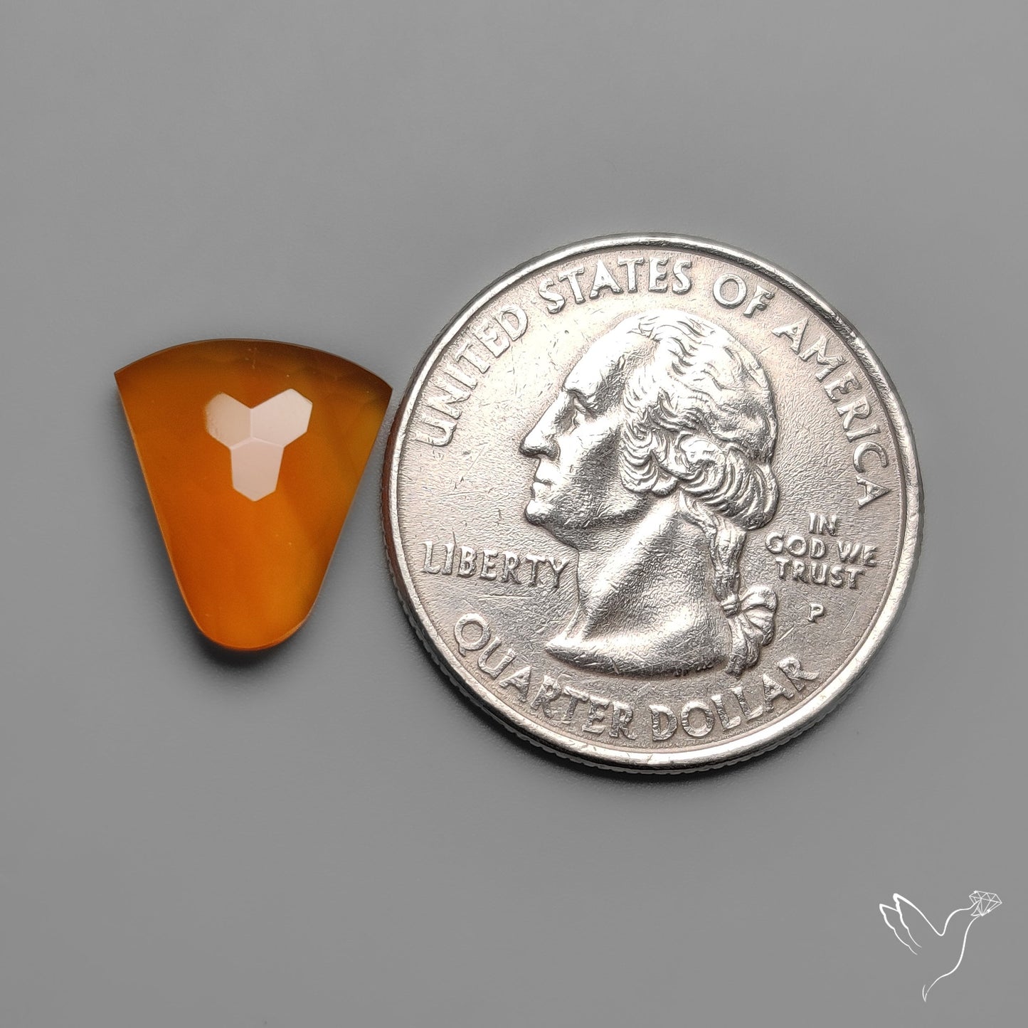 Honeycomb Cut Carnelian Agate