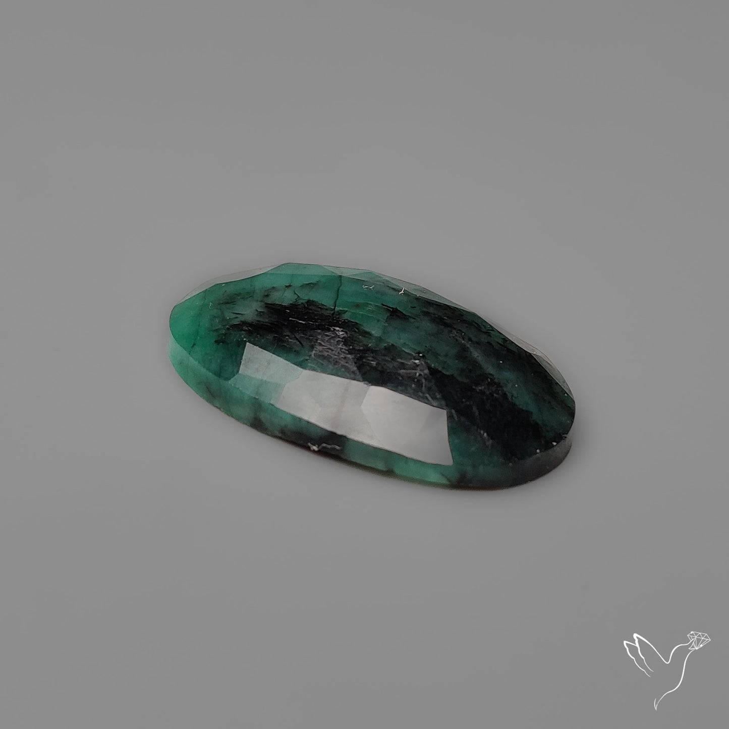 Rose Cut Emerald