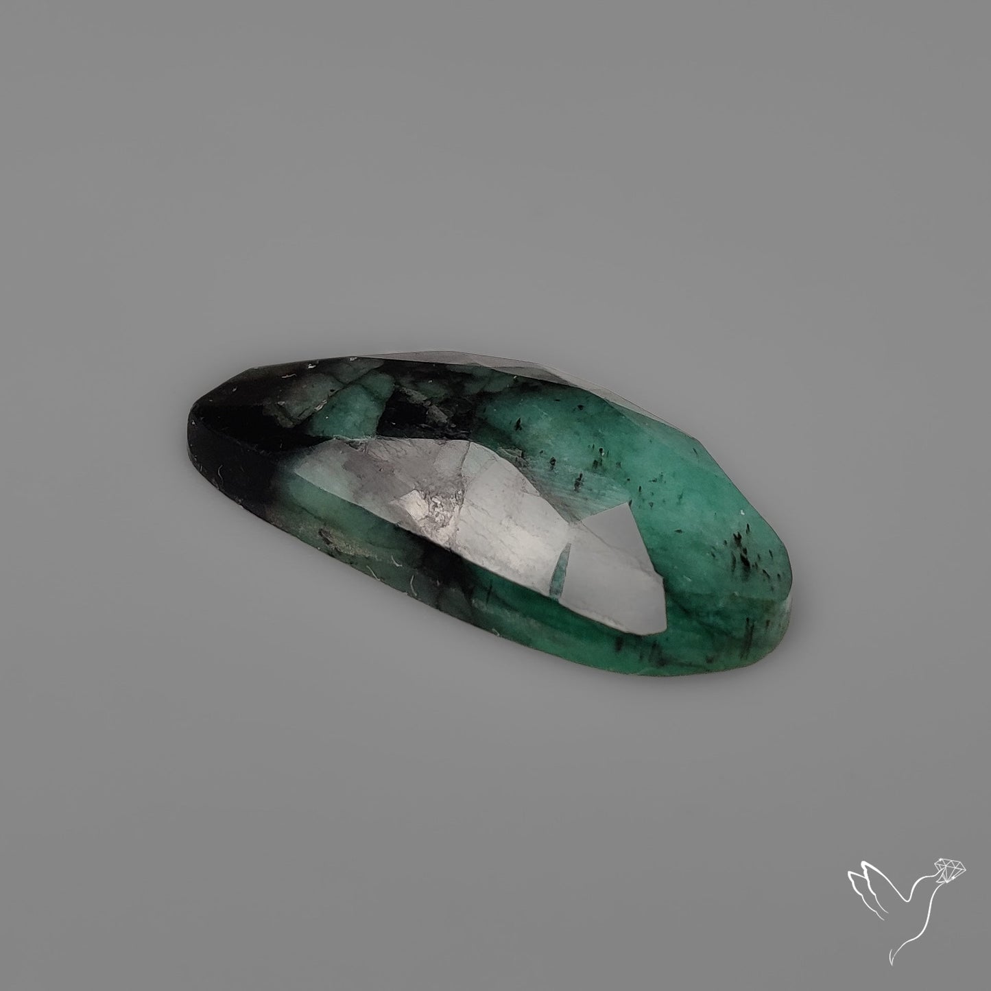 Rose Cut Emerald