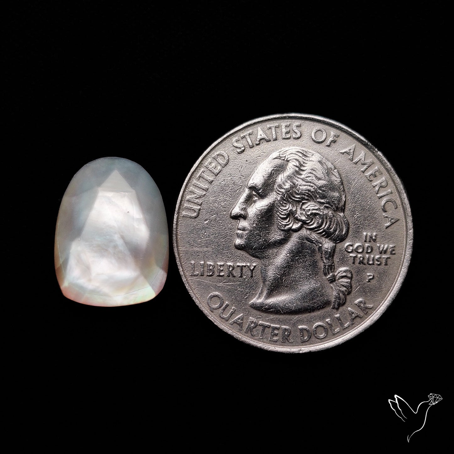 Rose Cut Mother Of Pearl