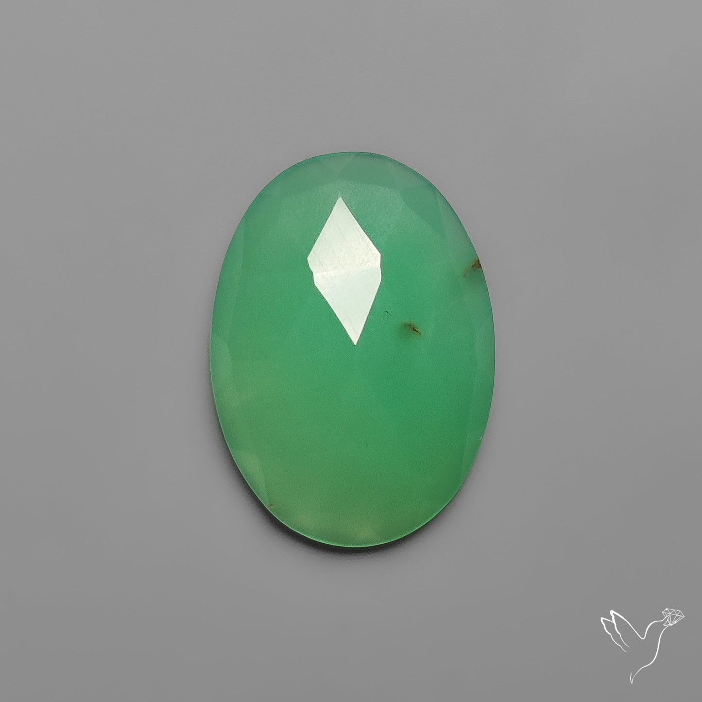 Rose Cut Gemmy Chrysoprase
