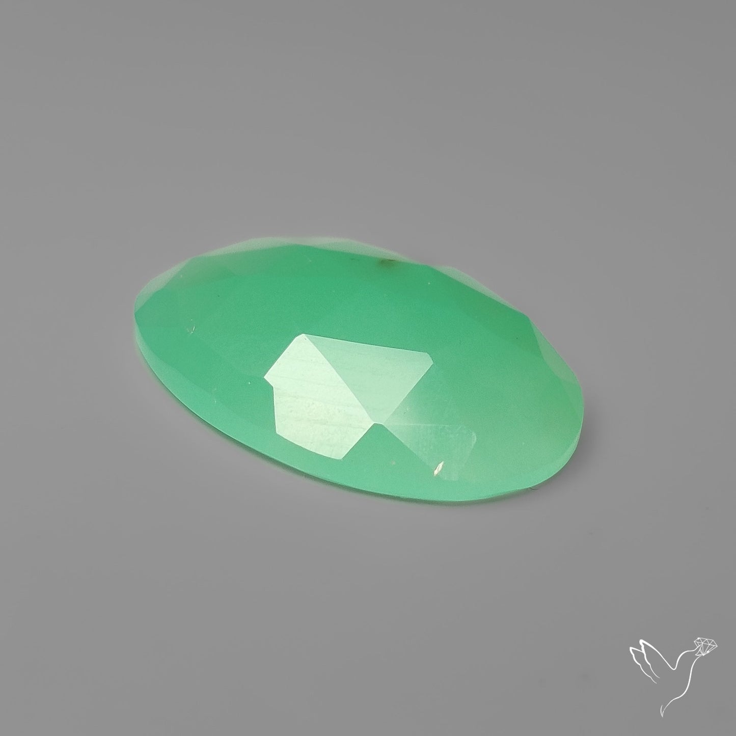 Rose Cut Gemmy Chrysoprase