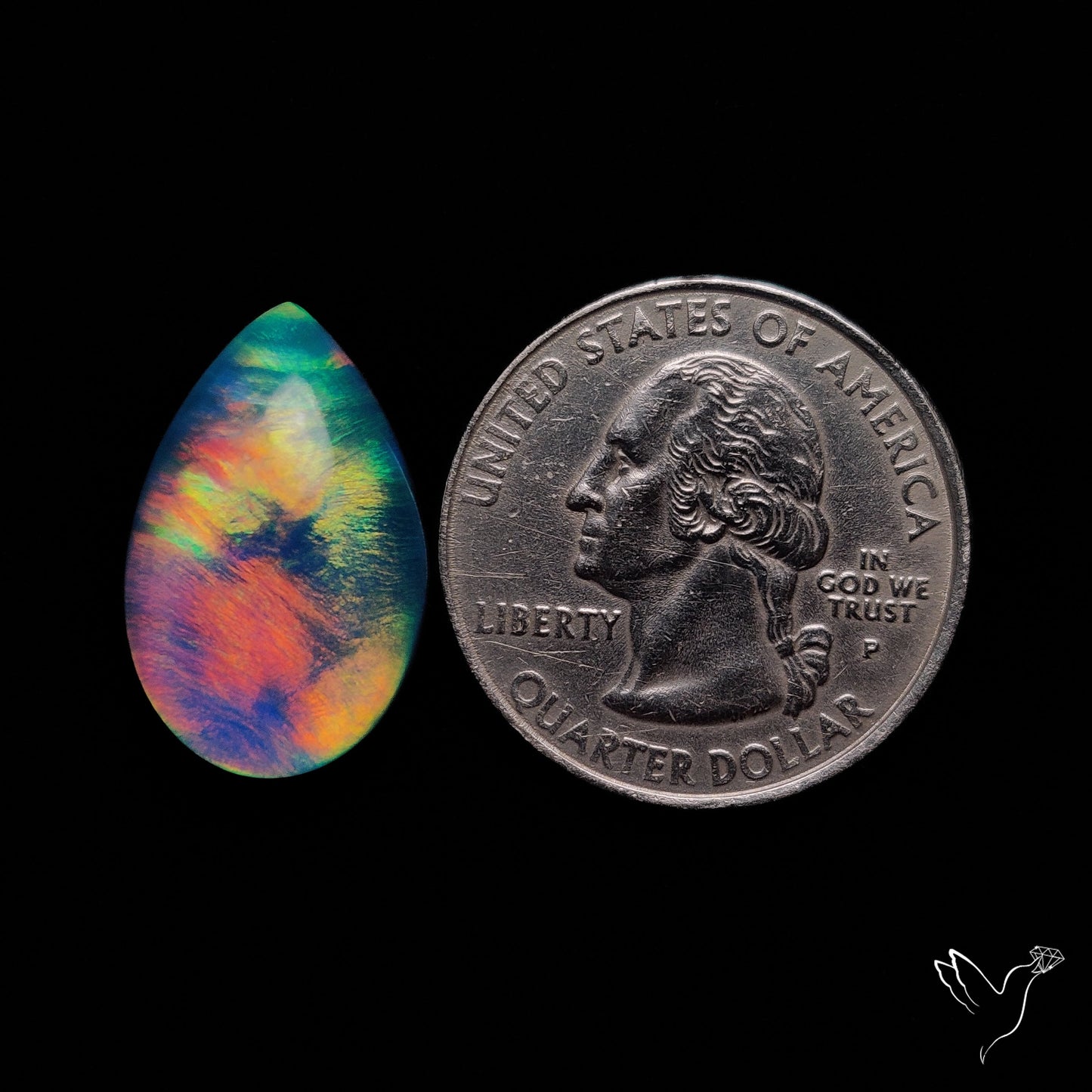 Aurora Opal Doublet