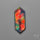 Step Cut Aurora Opal Doublet with 925 Sterline Silver Sparkle inlay