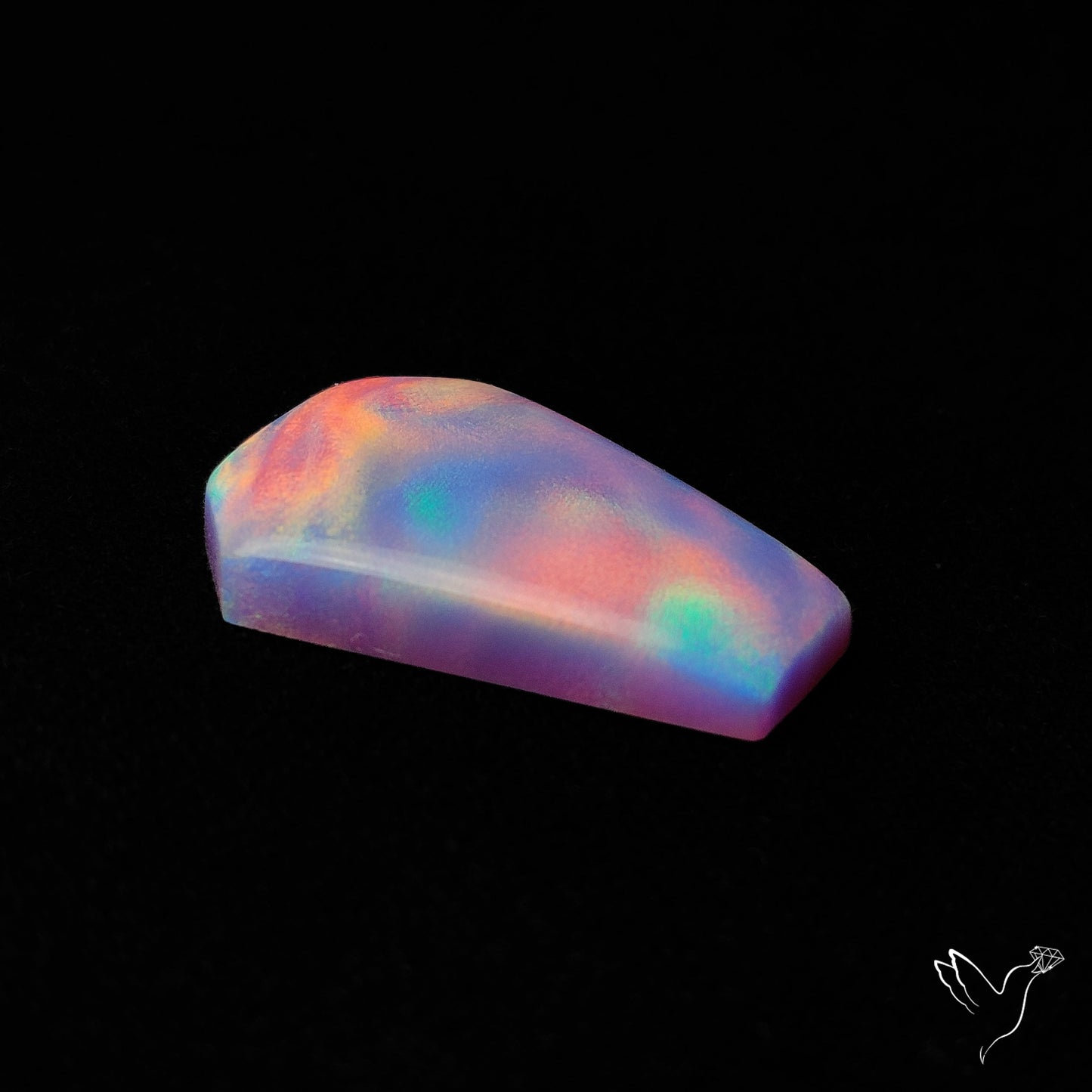 Aurora Opal Coffin Carving
