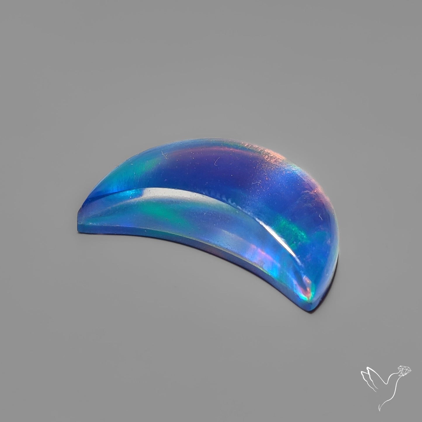 Aurora Opal Crescent Doublet