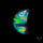Aurora Opal Crescent Doublet