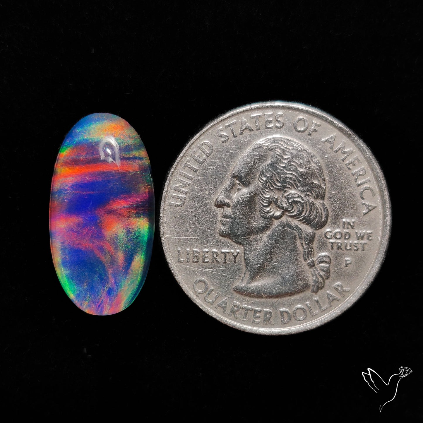 Aurora Opal Doublet