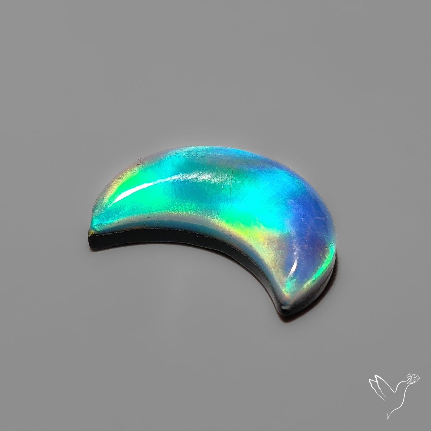 Aurora Opal Crescent Doublet