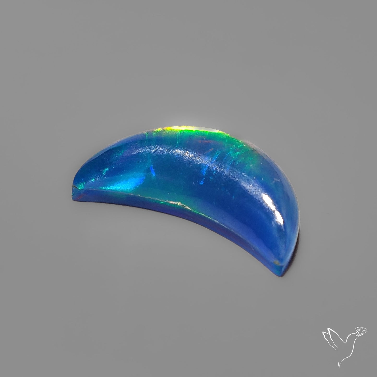 Aurora Opal Crescent Doublet