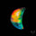 Aurora Opal Crescent Doublet