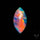 Rose Cut Aurora Opal Doublet