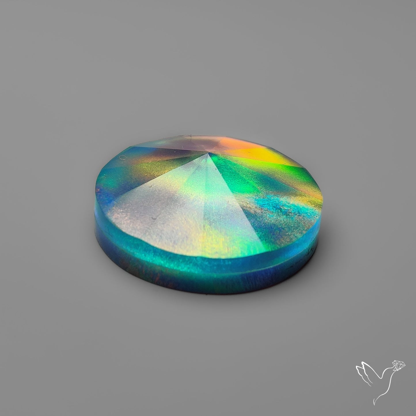 Radin Cut Aurora Opal Doublet