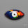 Mother Of Pearl Inlay Aurora Opal Evil Eye Carving