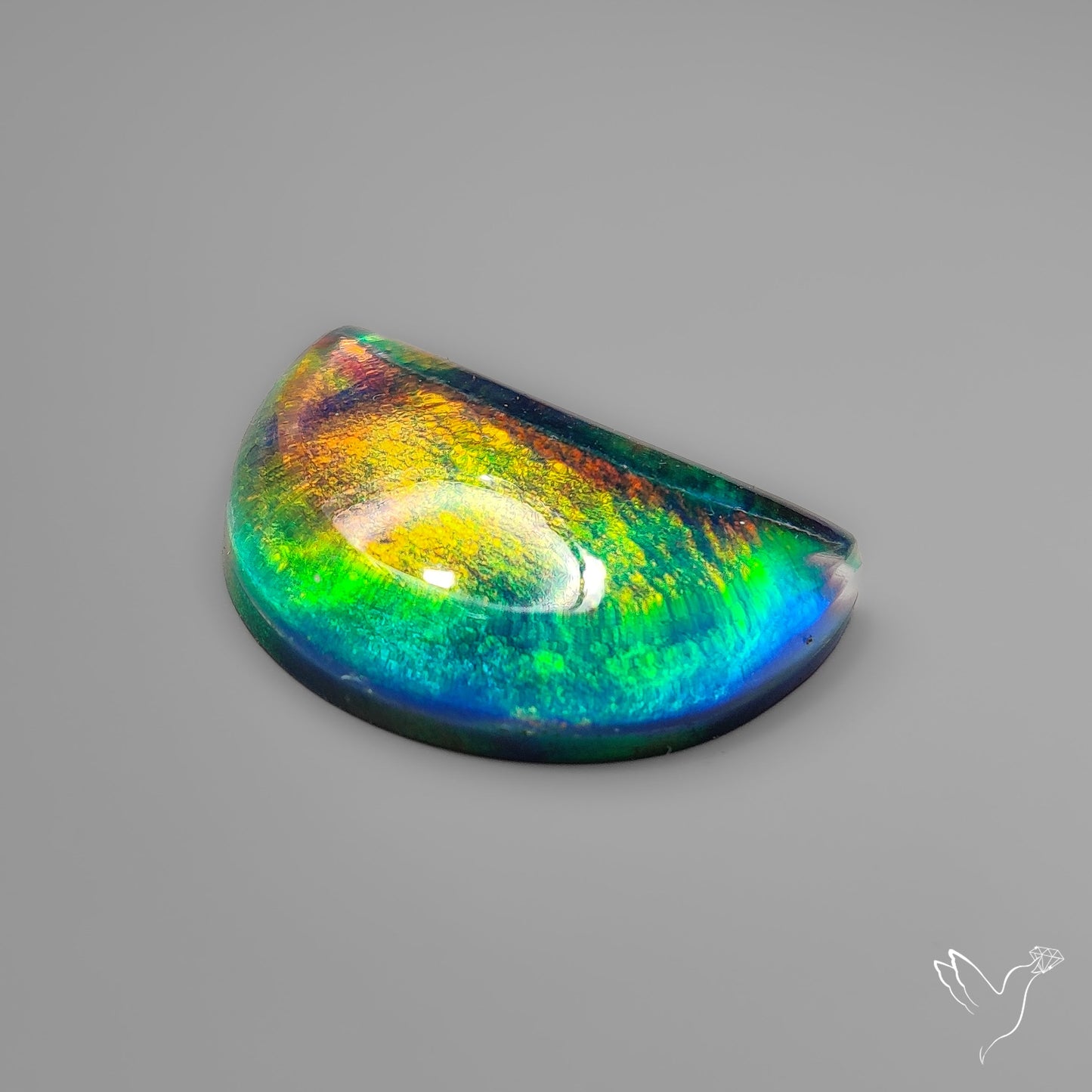 Aurora Opal Crescent Doublet