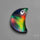 Aurora Opal Crescent Doublet