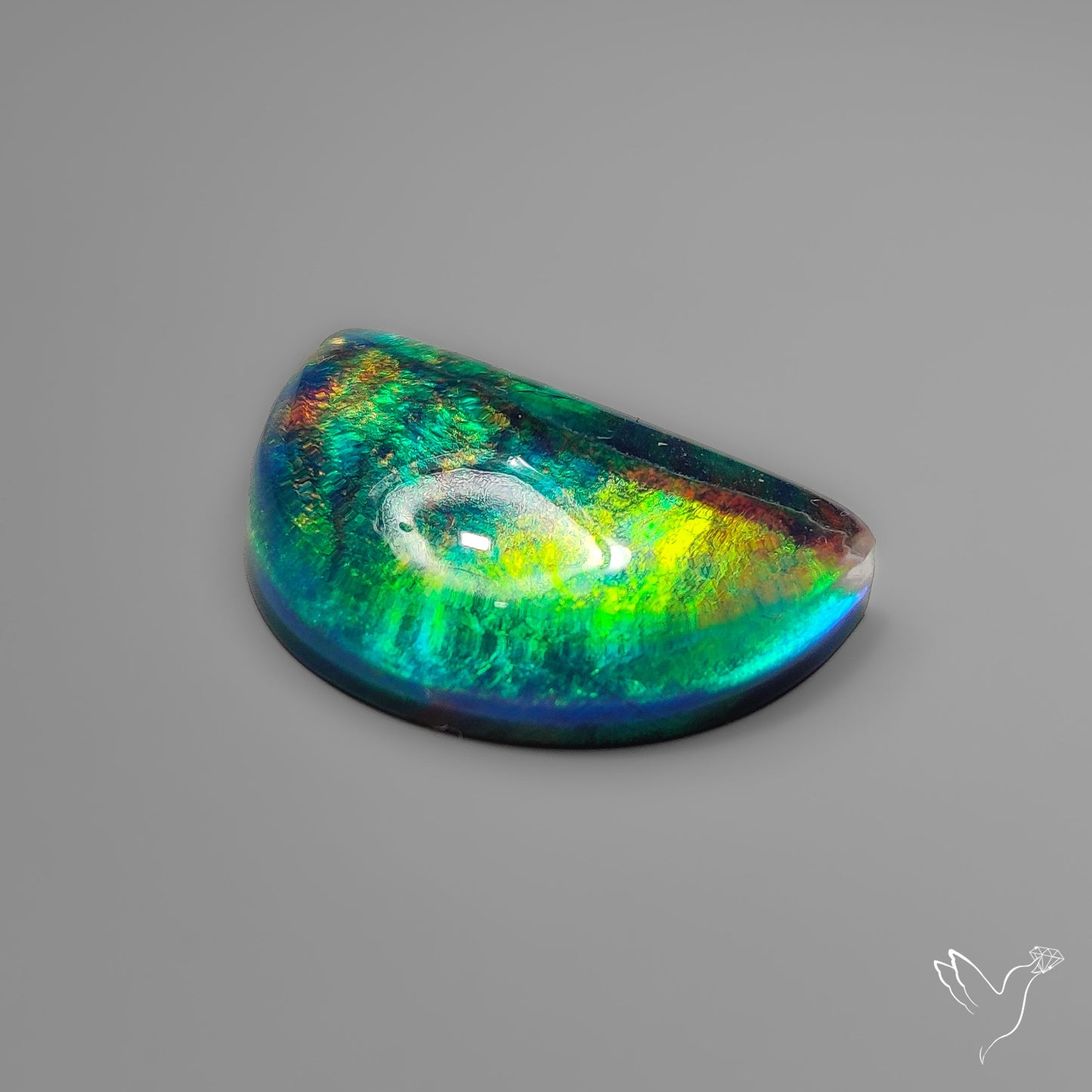 Aurora Opal Crescent Doublet