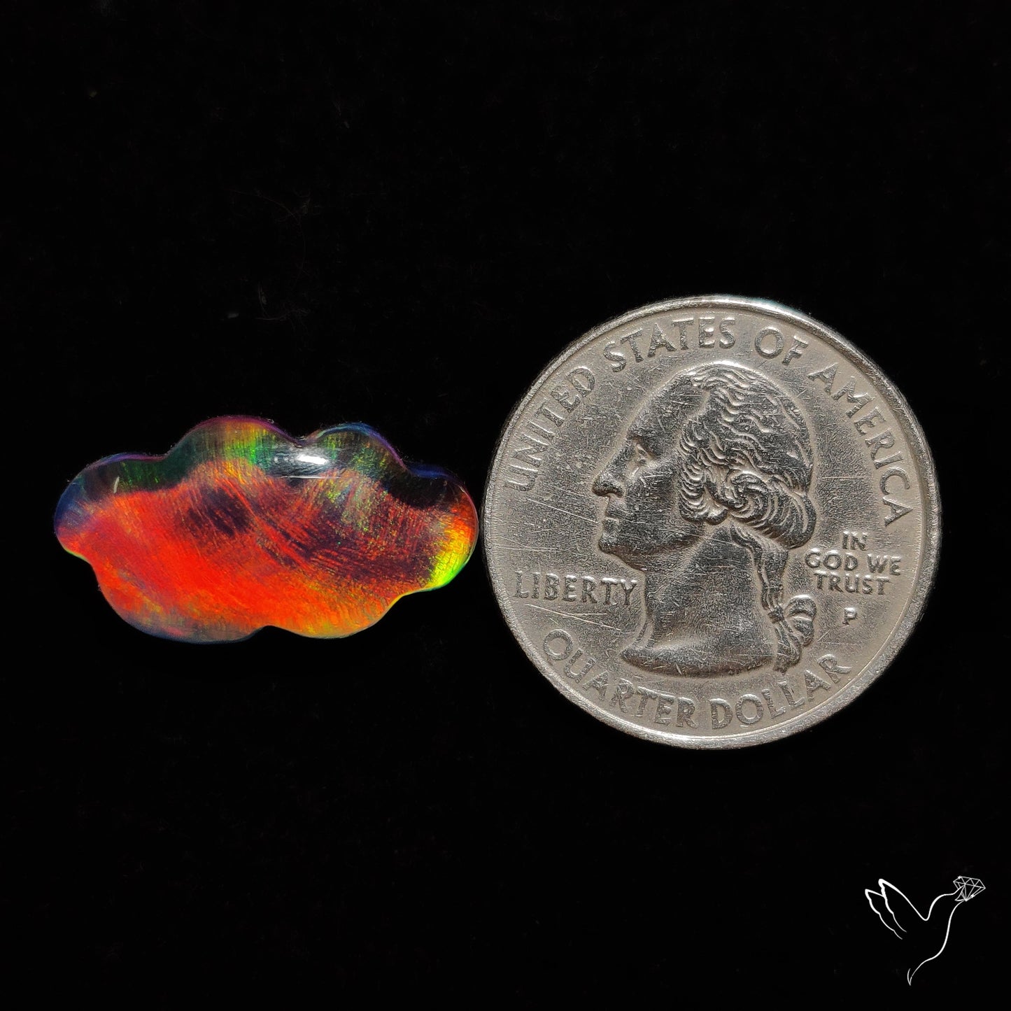 Aurora Opal Cloud Doublet