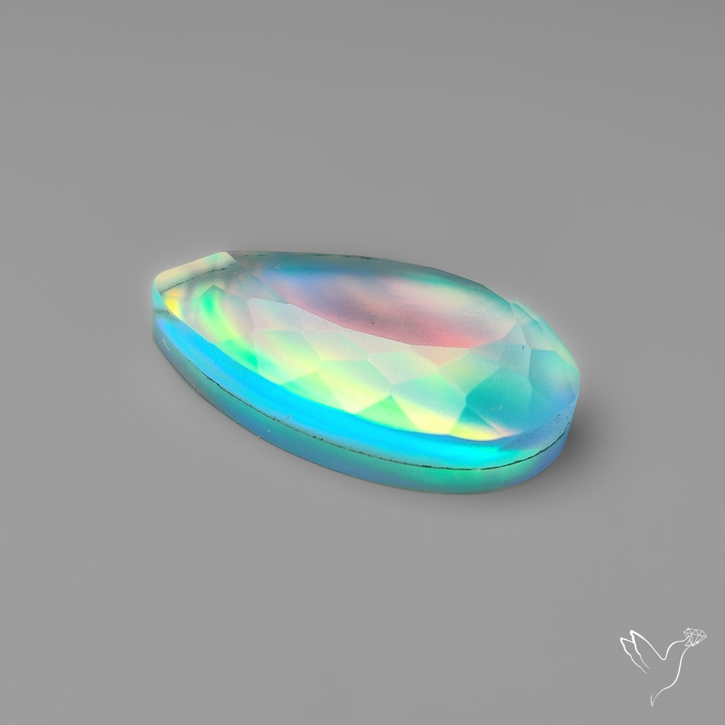 Portrait Cut Aurora Opal Doublet