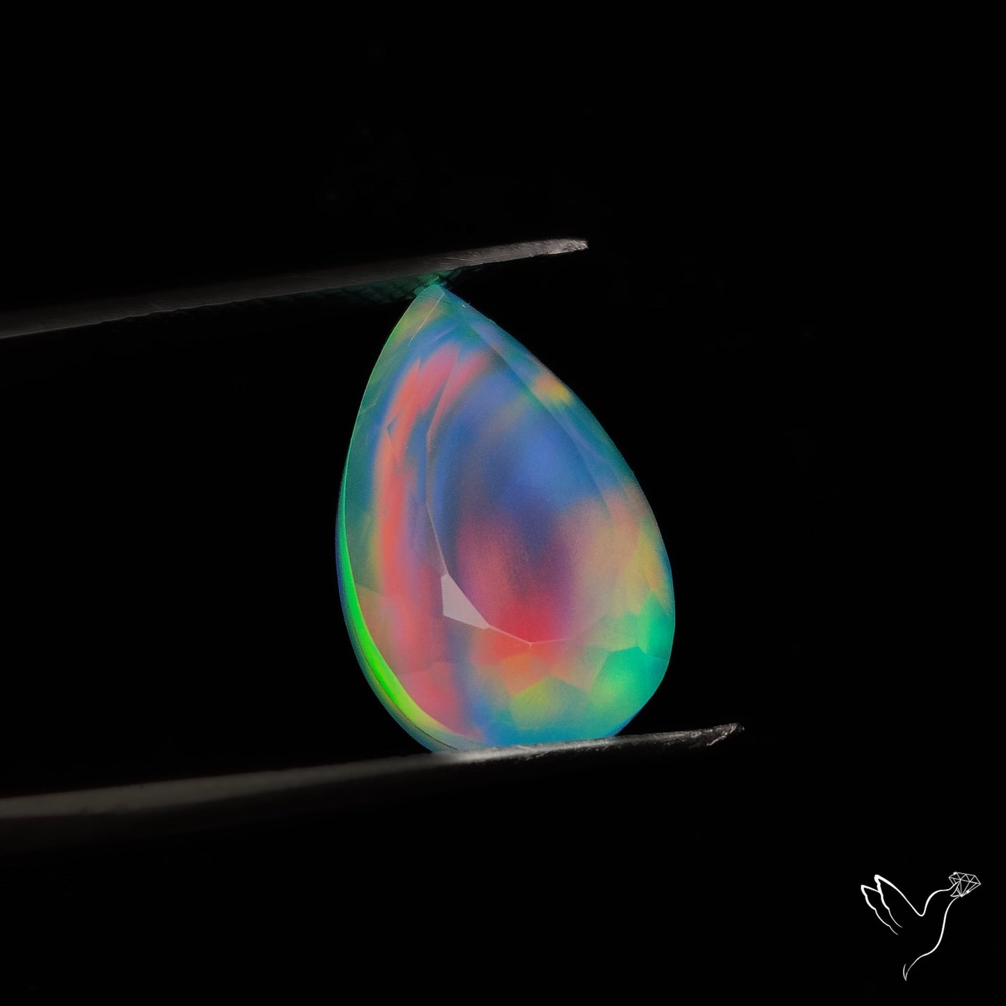 Portrait Cut Aurora Opal Doublet