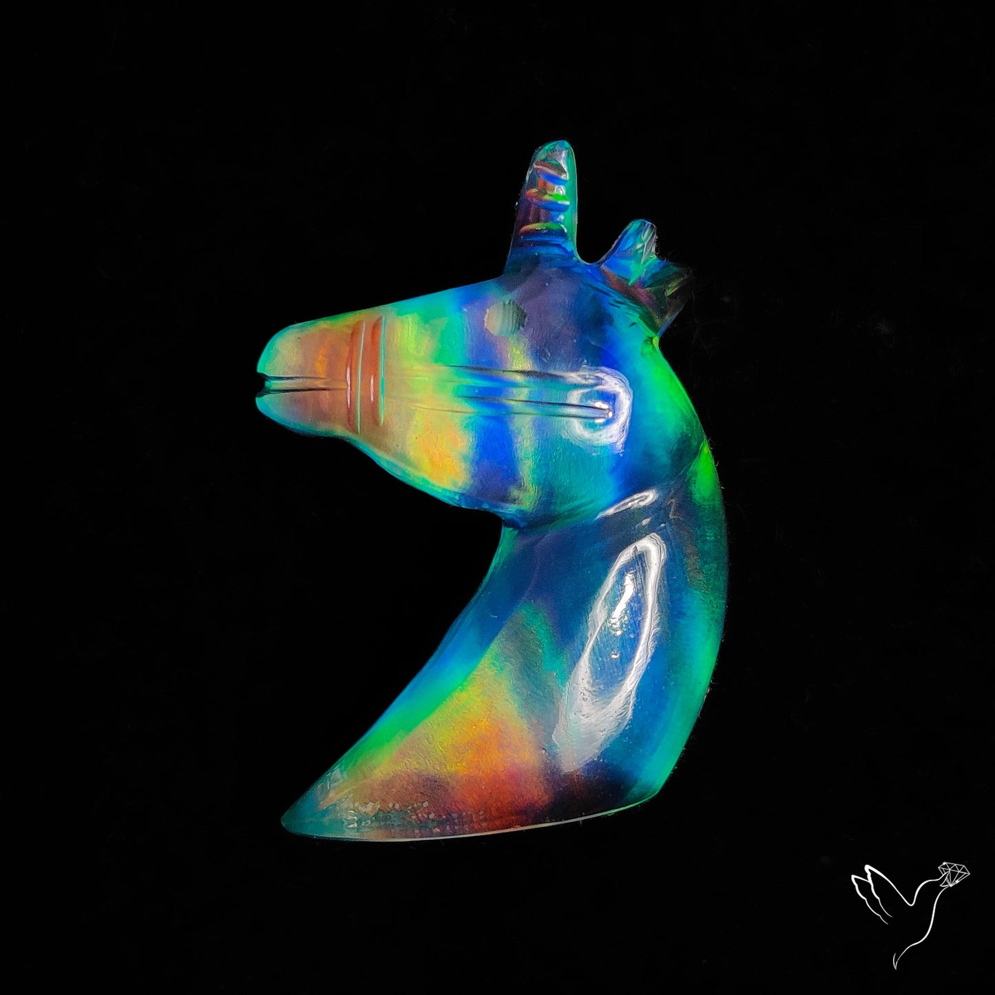 Aurora Opal Unicorn Doublet