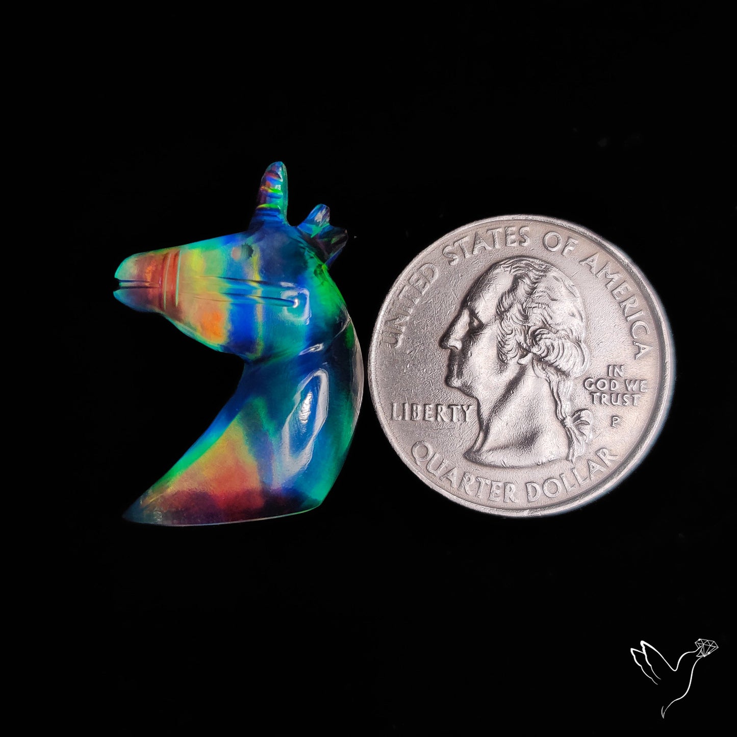 Aurora Opal Unicorn Doublet