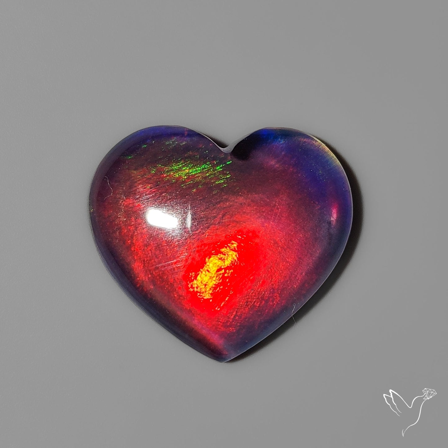 Aurora Opal Heart Carving Doublet