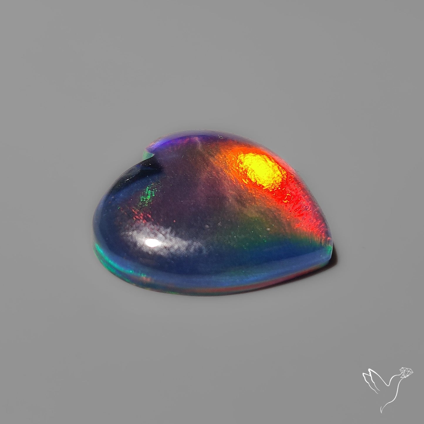 Aurora Opal Heart Carving Doublet
