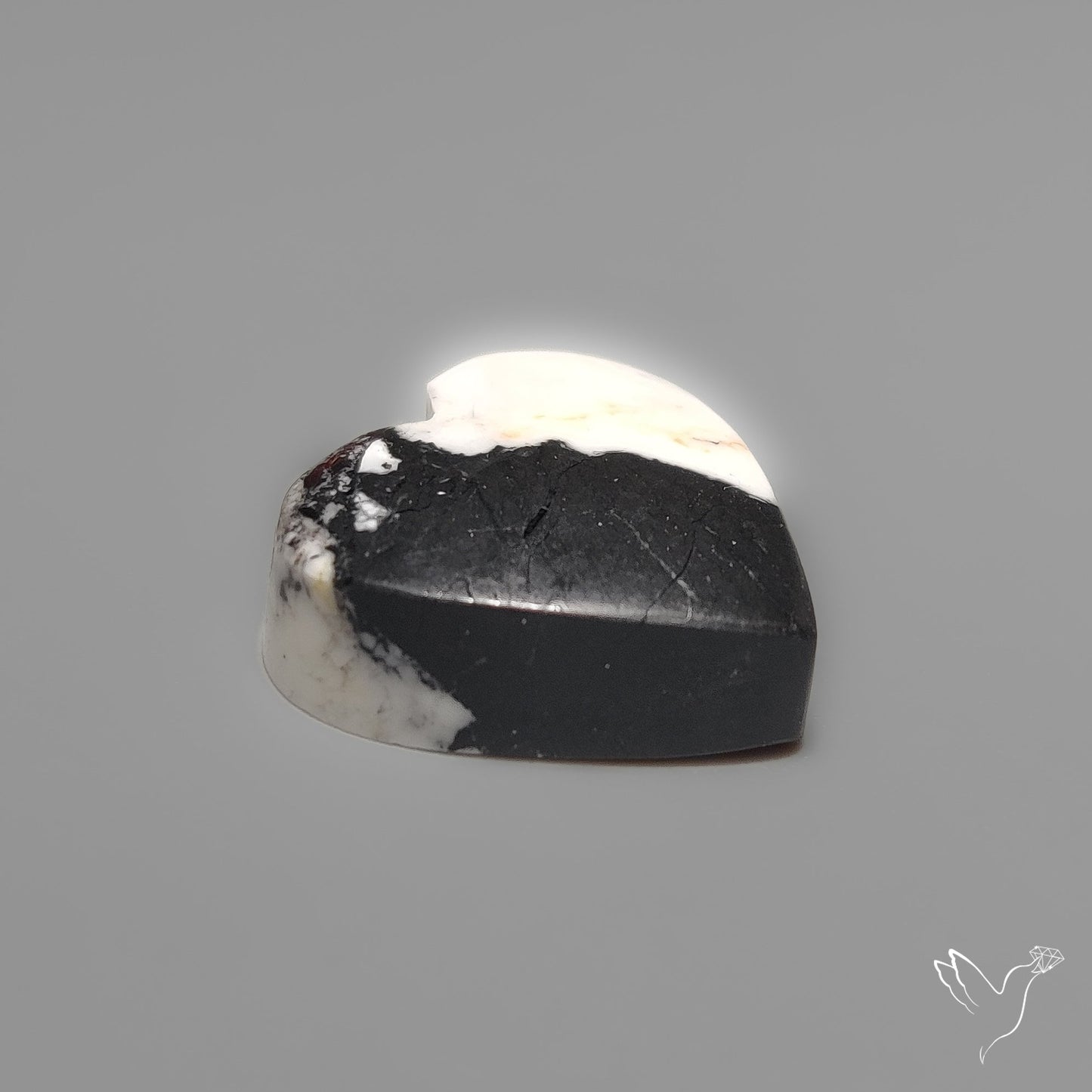 White Buffalo Heart Carving